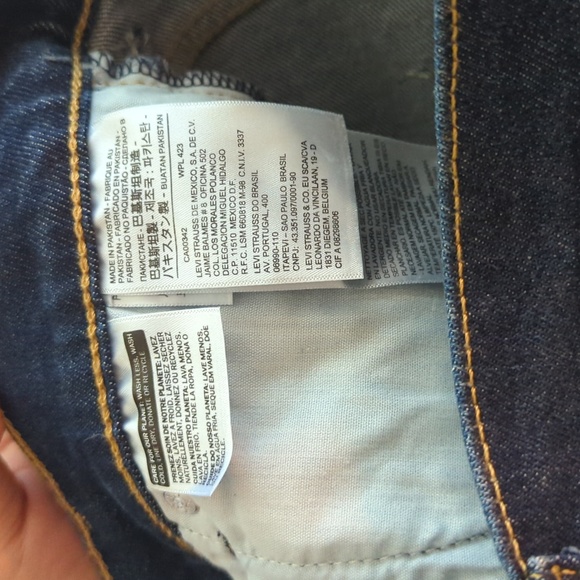 *BO*Orange Label Straight Leg Levis - Picture 5 of 5
